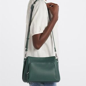 Urban Expressions Green Crossbody Bag with Adjustable Strap